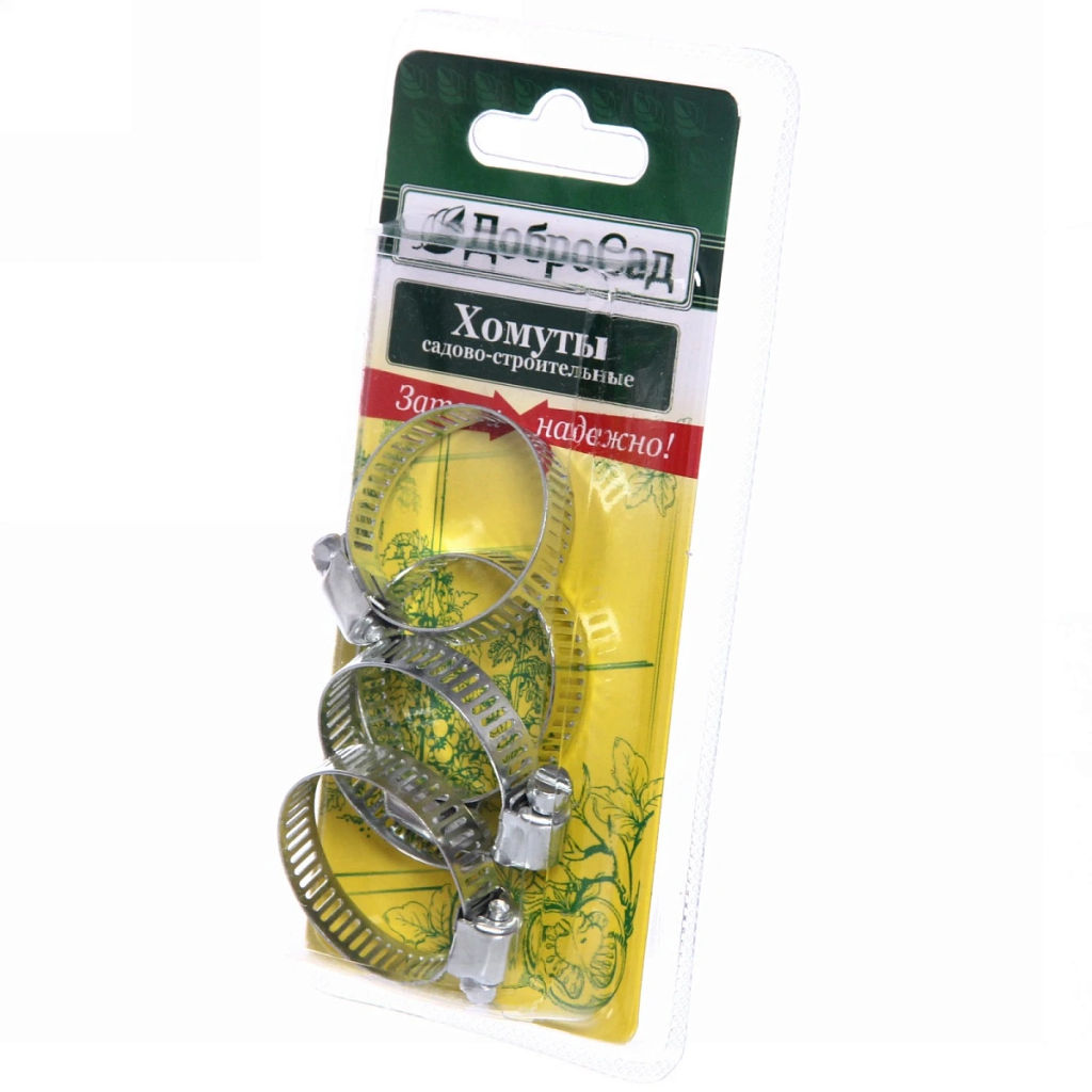 Цена за 3 шт. Хомут обжимной под отвертку 32мм 4шт ДоброСад
