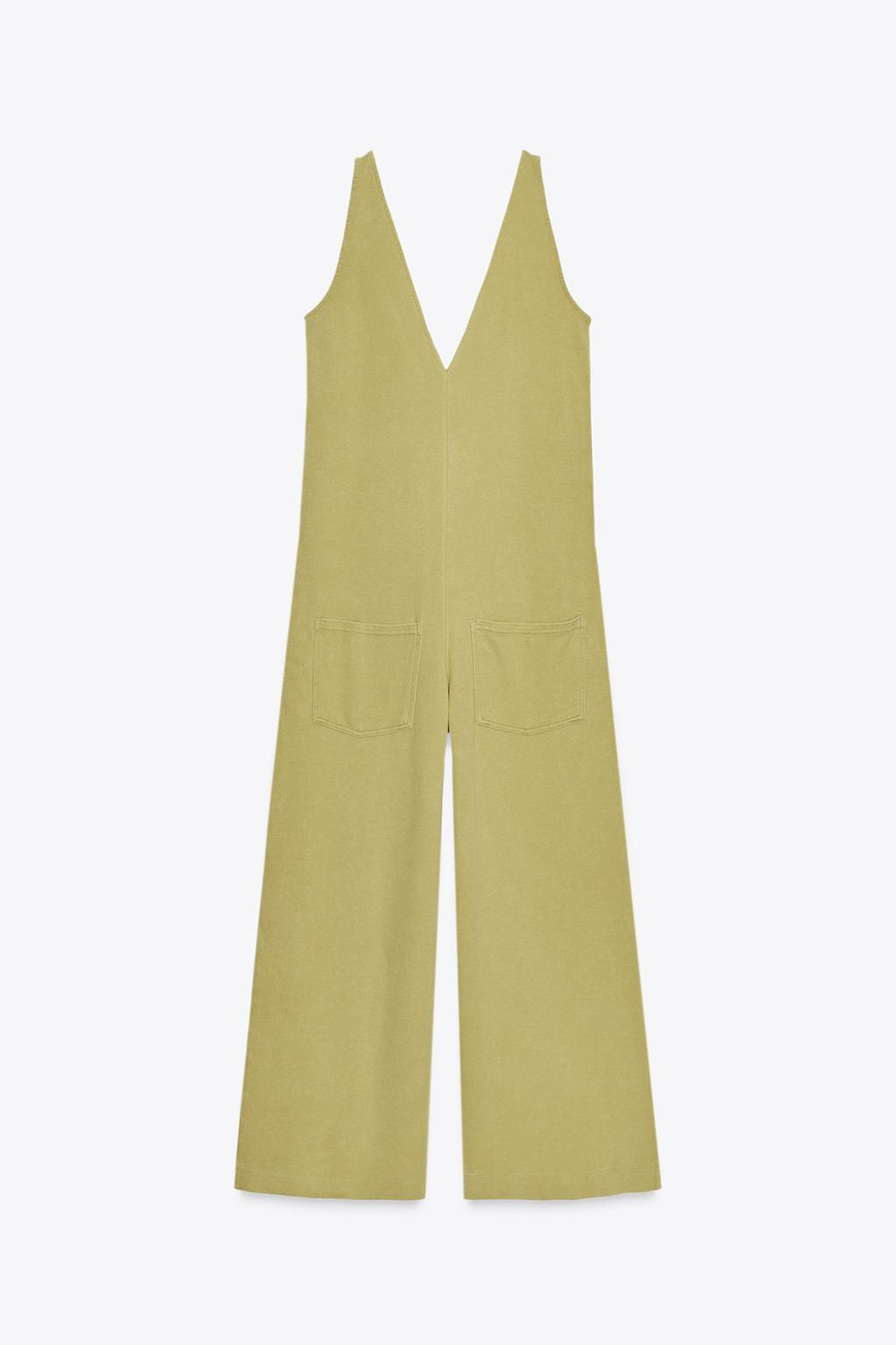 WASHED INTERLOCK JUMPSUIT - Zara фото 7