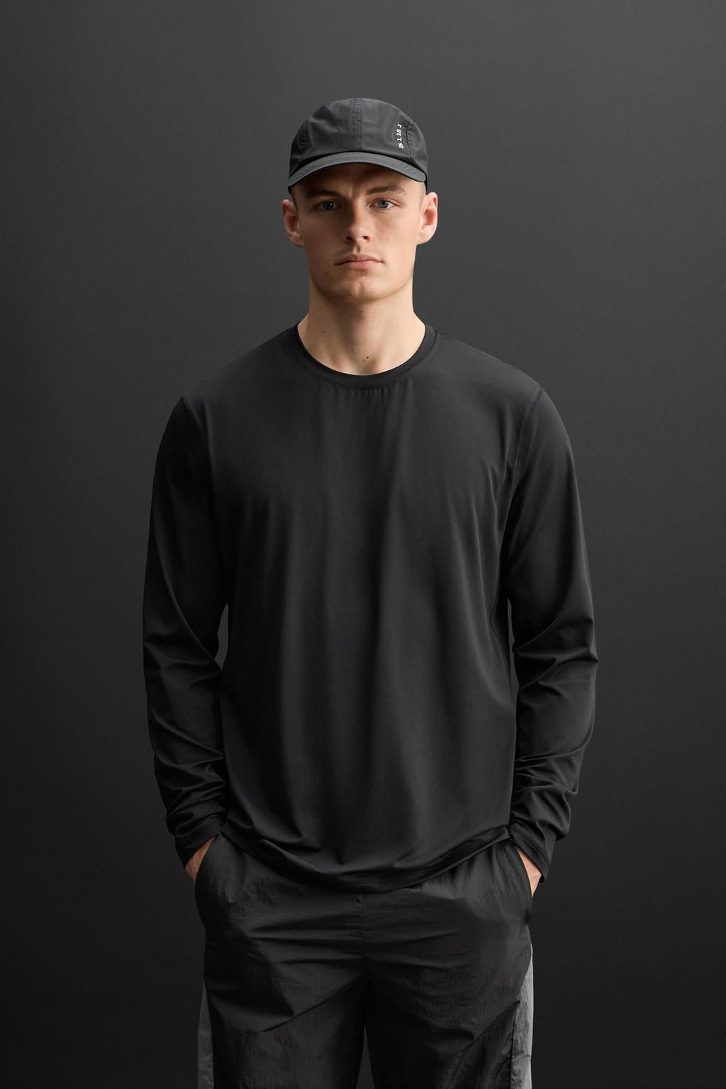 BASIC TRAINING LONG SLEEVE T-SHIRT - Zara фото 11