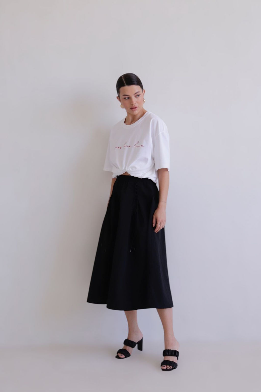 Martichelli Юбка чёрная  фото 6