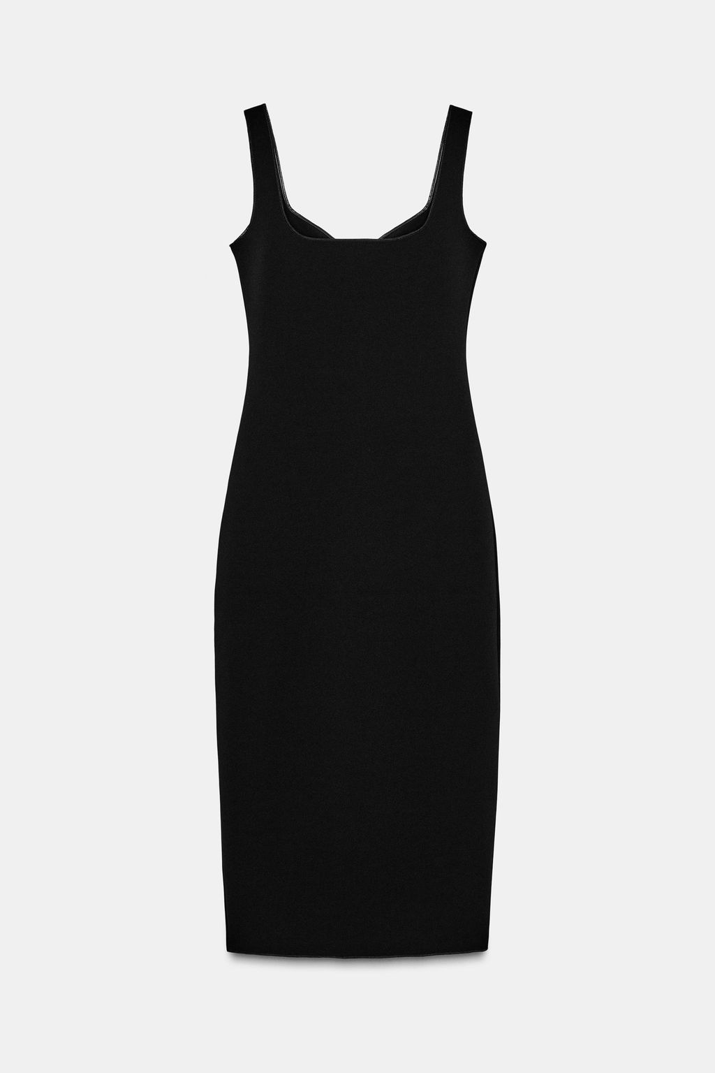 SHINY STRETCH MIDI DRESS - Zara фото 8