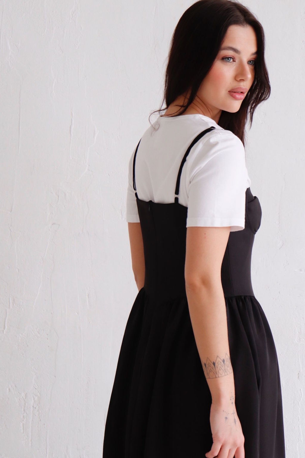 12317 Сарафан-бюстье чёрный - Martichelli фото 4