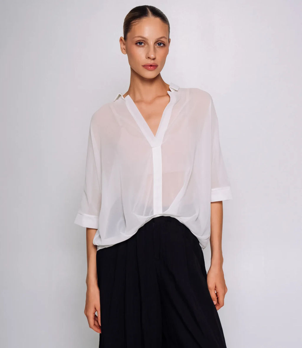 Блуза #КТ9129 (1), белый