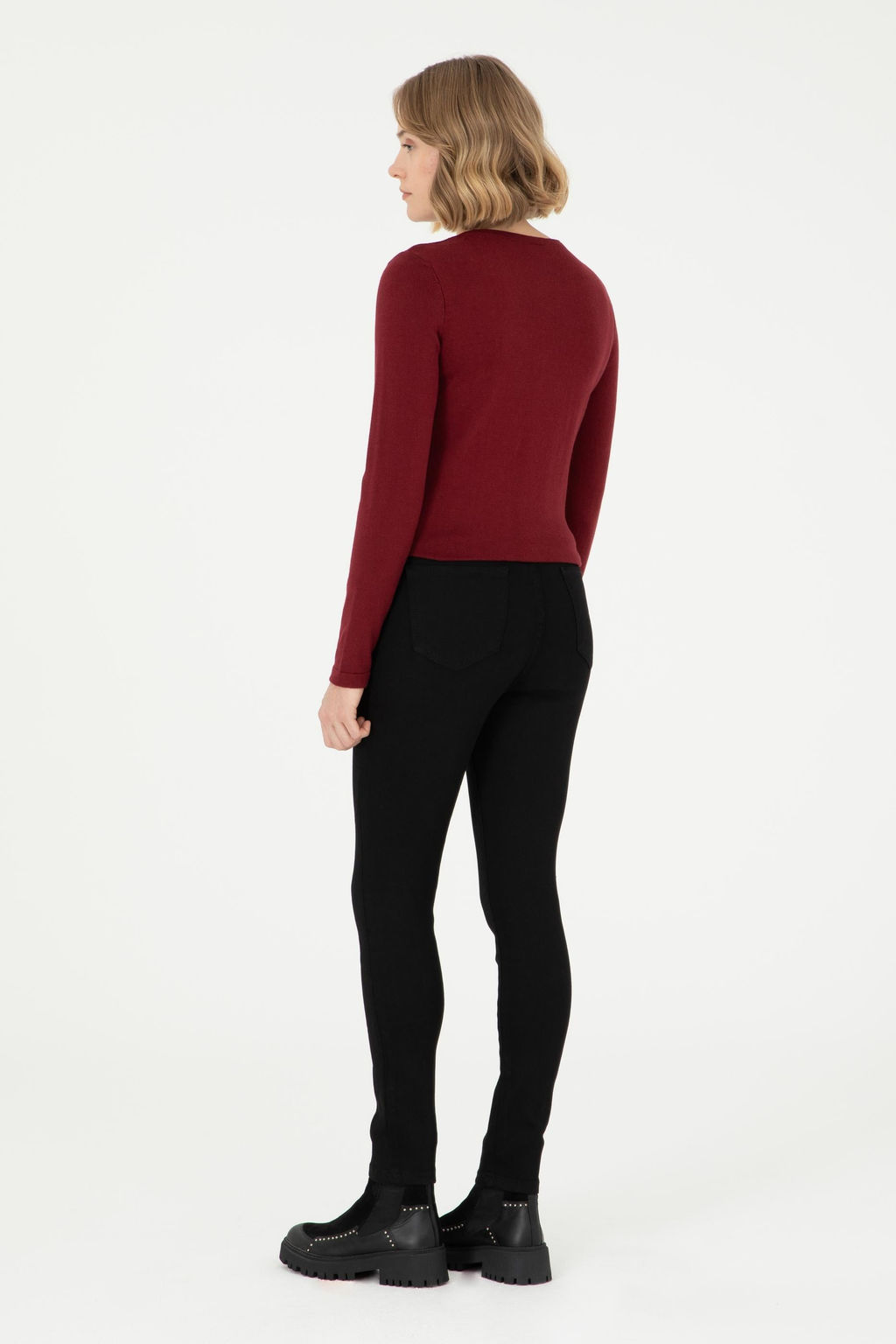 Женские черные джинсовые брюки - U.s. polo assn фото 10