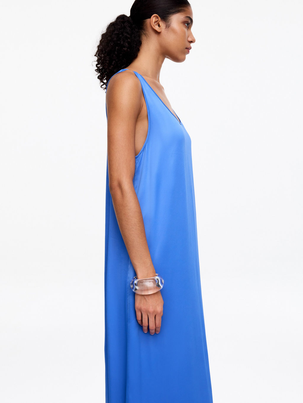 Vestido de sat?n sin mangas - H&m фото 4