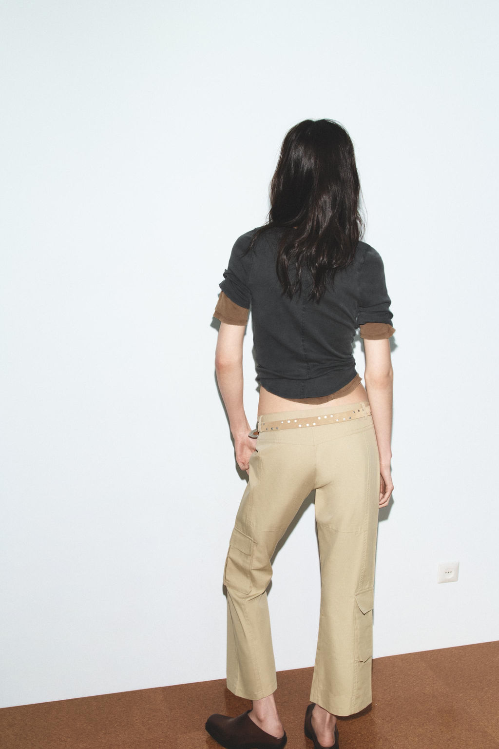 ANKLE-LENGTH STRAIGHT TROUSERS WITH POCKETS - Zara фото 4