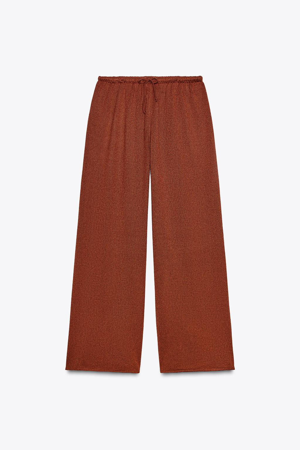 RUSTIC STRAIGHT-LEG TROUSERS - Zara фото 11