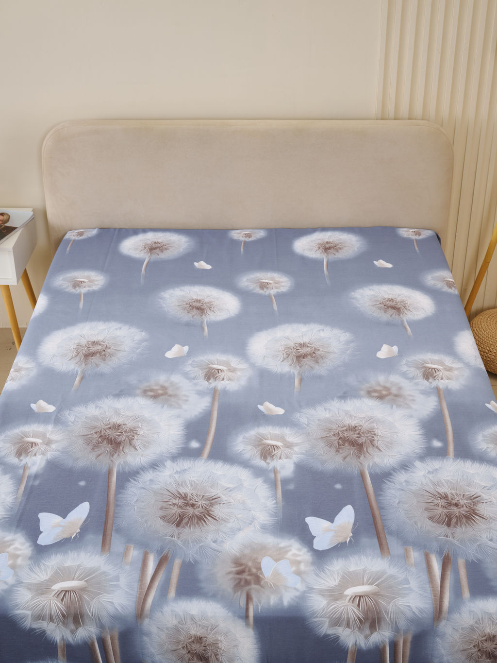 Простыня Бязь Люкс - Одуванчики 220x240