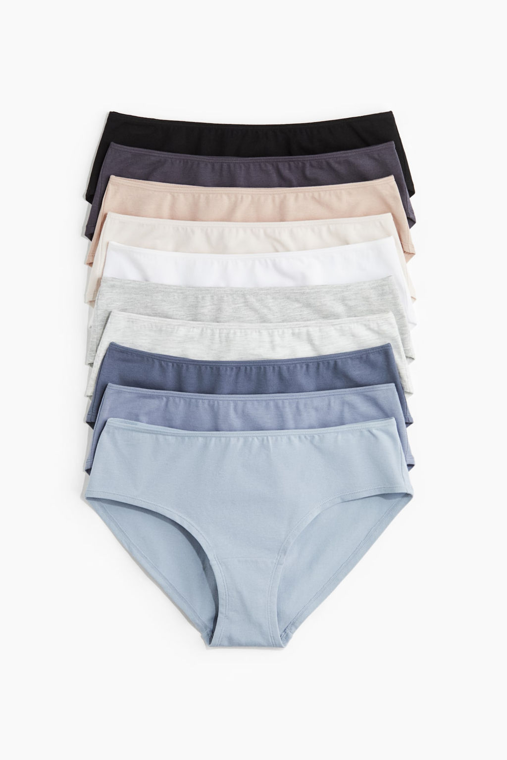 Pack de 10 bragas Hipster