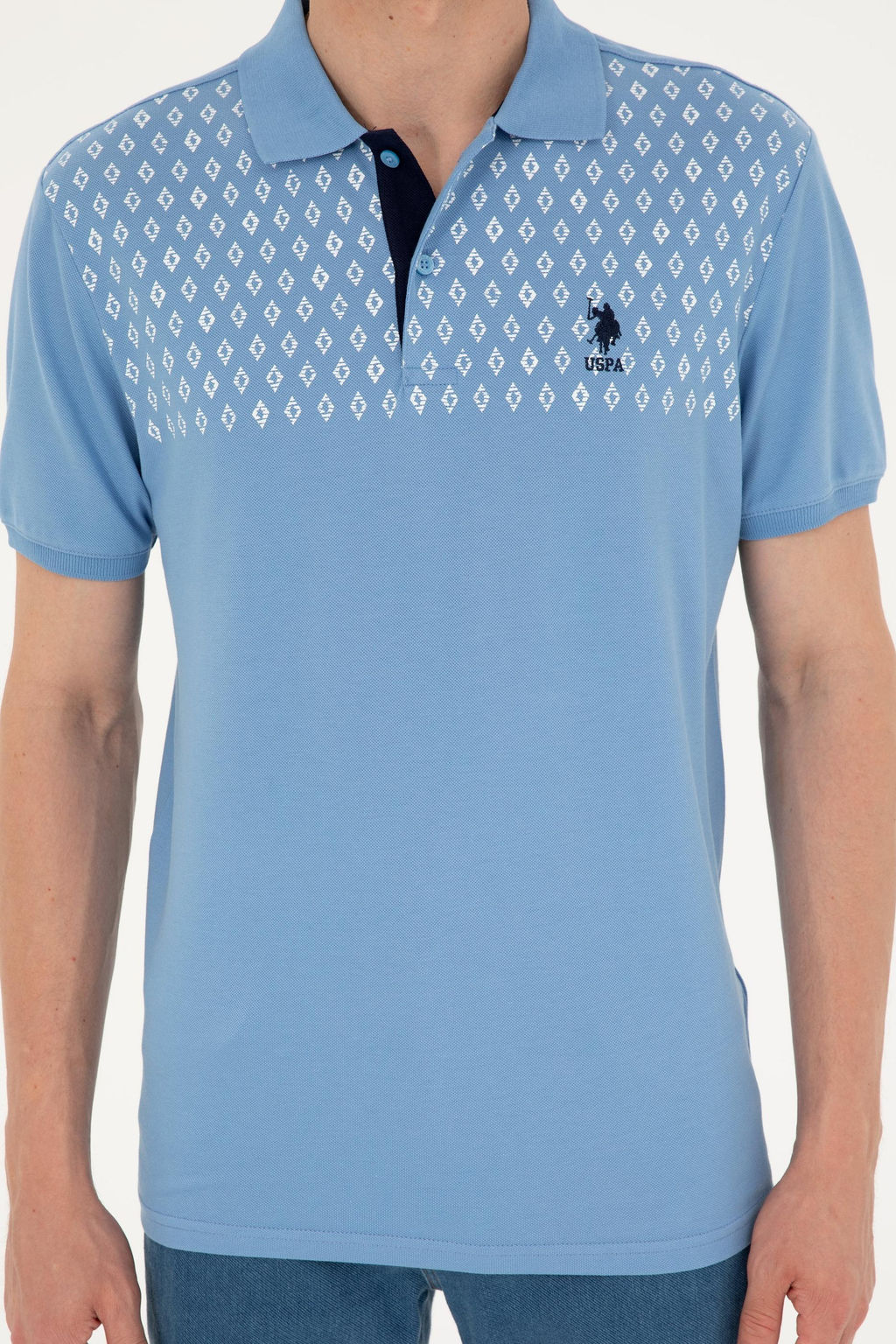 U. S. Polo Assn / Мужская темно-синяя футболка - U.s. polo assn фото 6