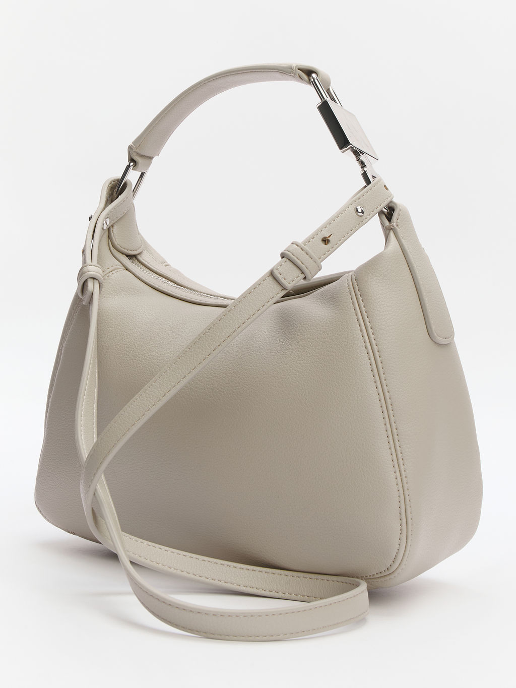 Женская сумка с ручками ARMANI EXCHANGE Артикул 4081368, бежево-серый  фото 3