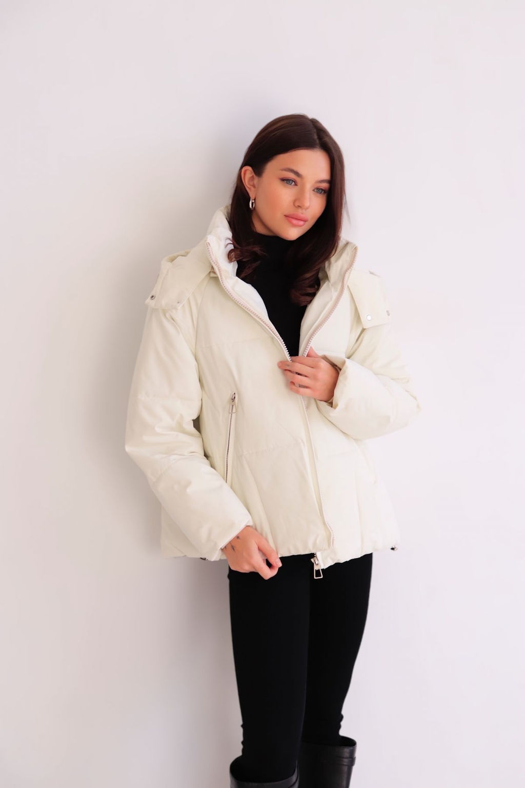 Martichelli Куртка зимняя айвори  фото 2