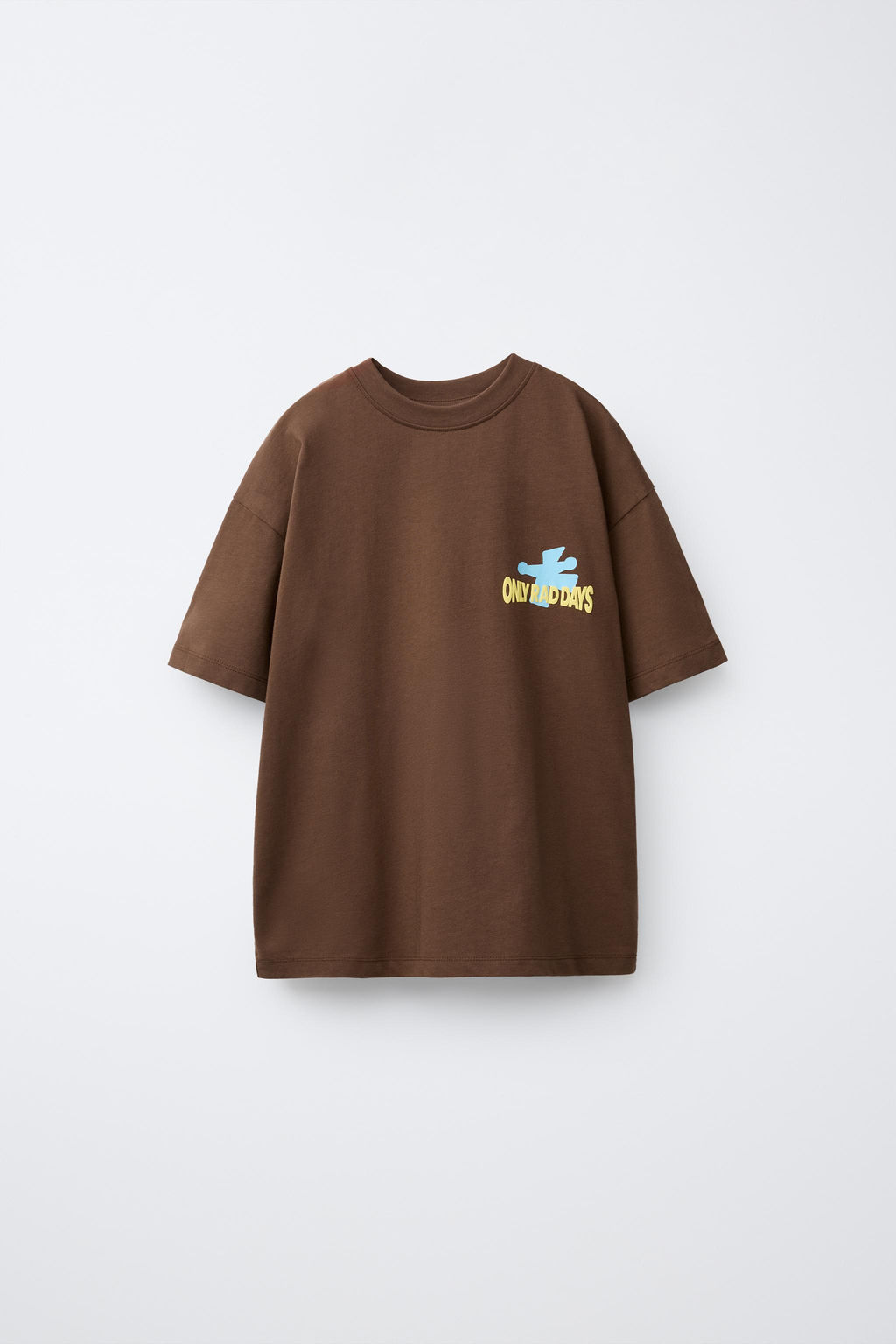 CAMISETA ESTAMAPADO LOGO / Marr?n