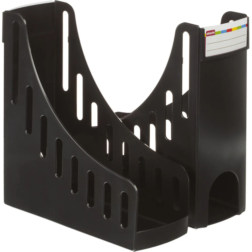 Лоток вертикальный ATTACHE 100мм 2шт/уп черн  фото 2
