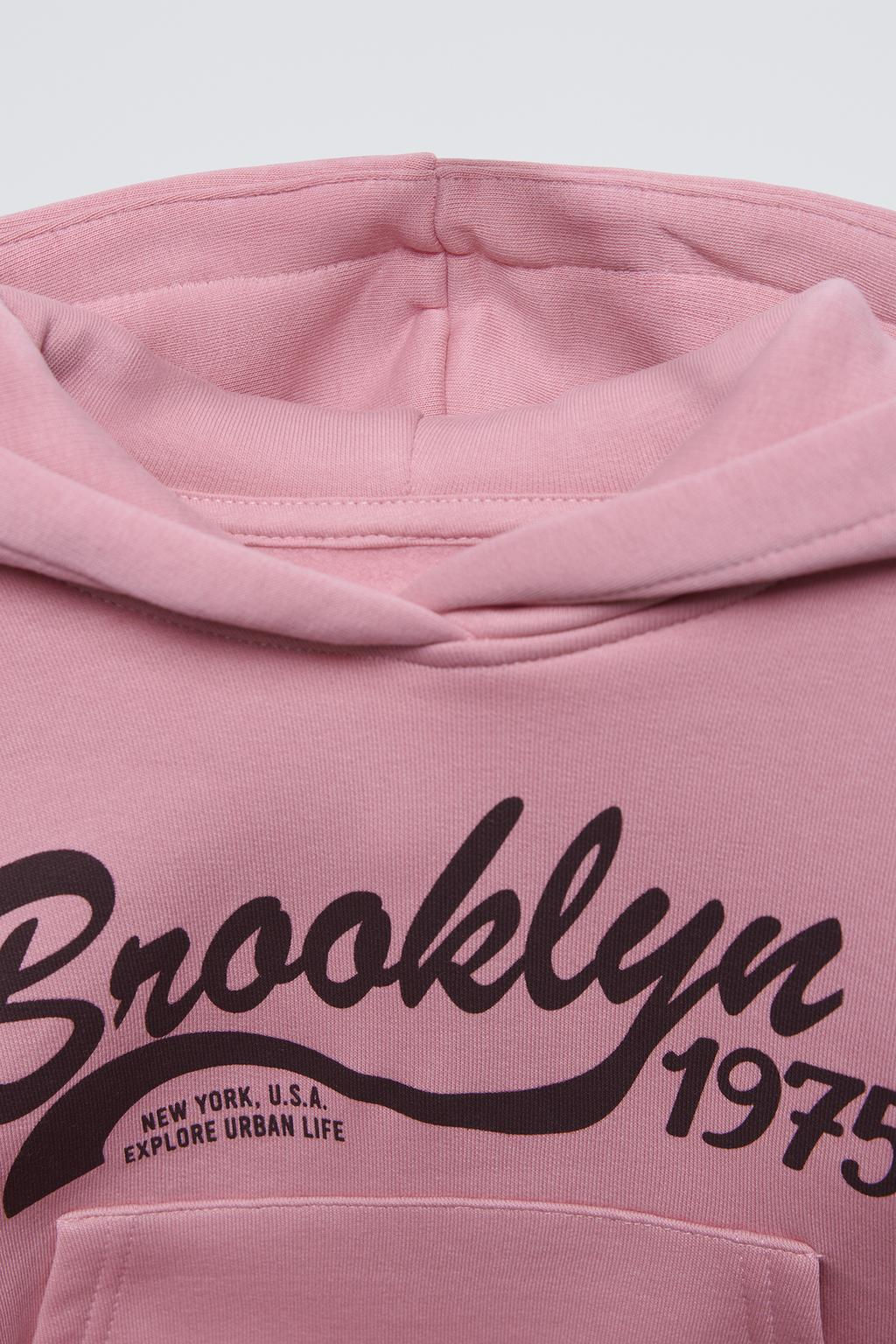 SLOGAN PRINT HOODIE - Zara фото 17