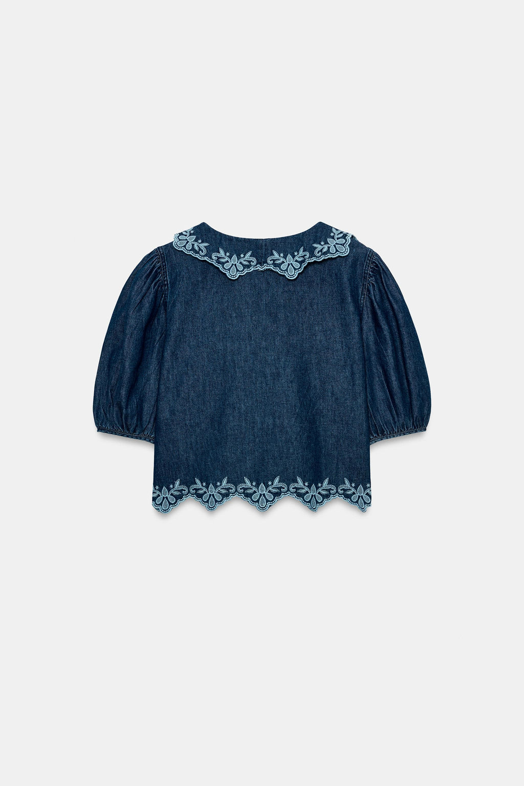 CAMISA Z1975 DENIM BORDADOS / ?ndigo - Zara фото 8