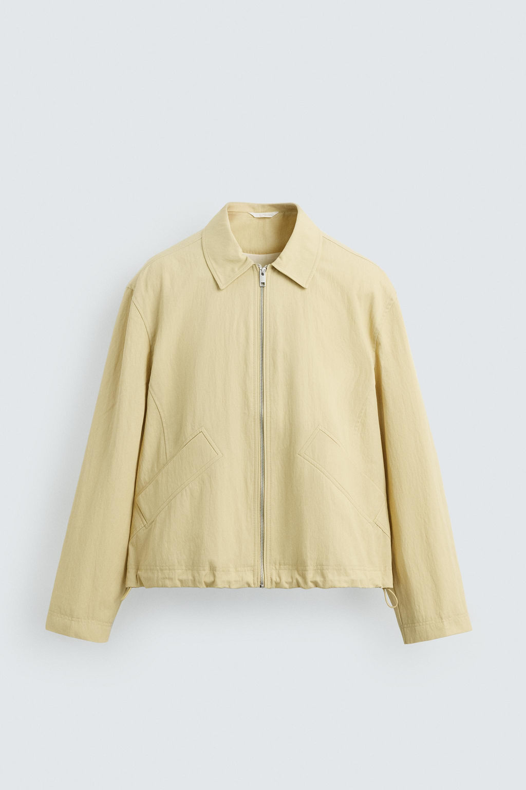 STRUCTURED CROPPED FIT JACKET - Zara фото 7