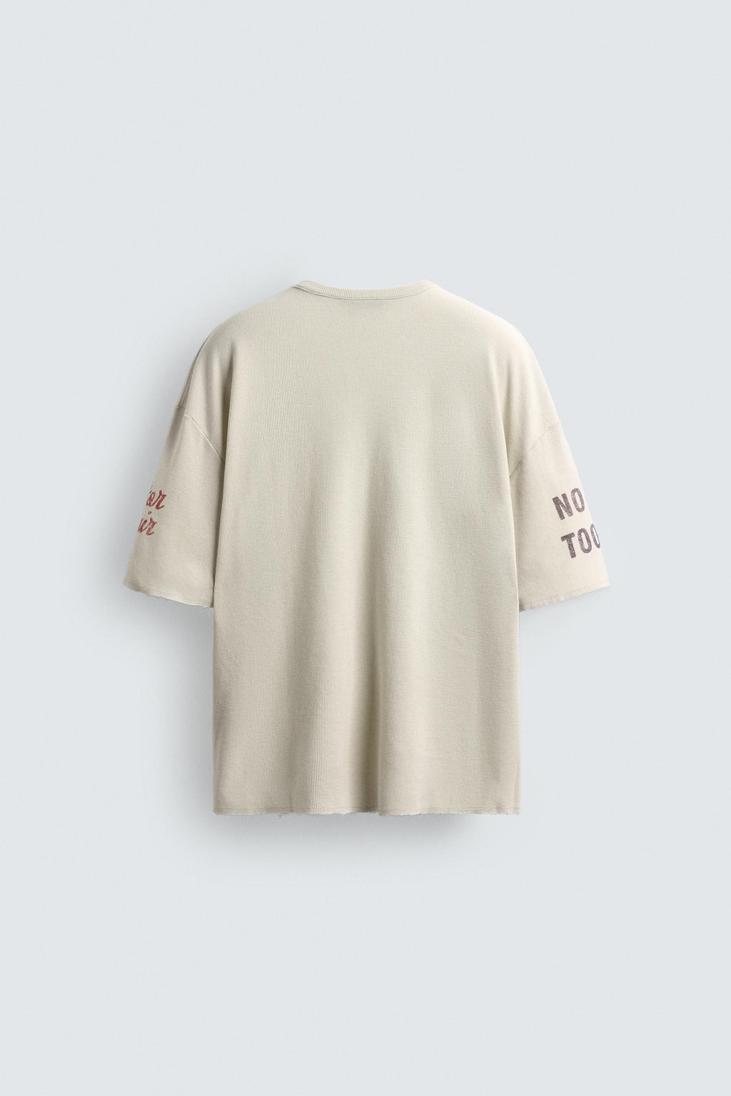 WASHED PRINT KNIT T-SHIRT - Zara фото 8