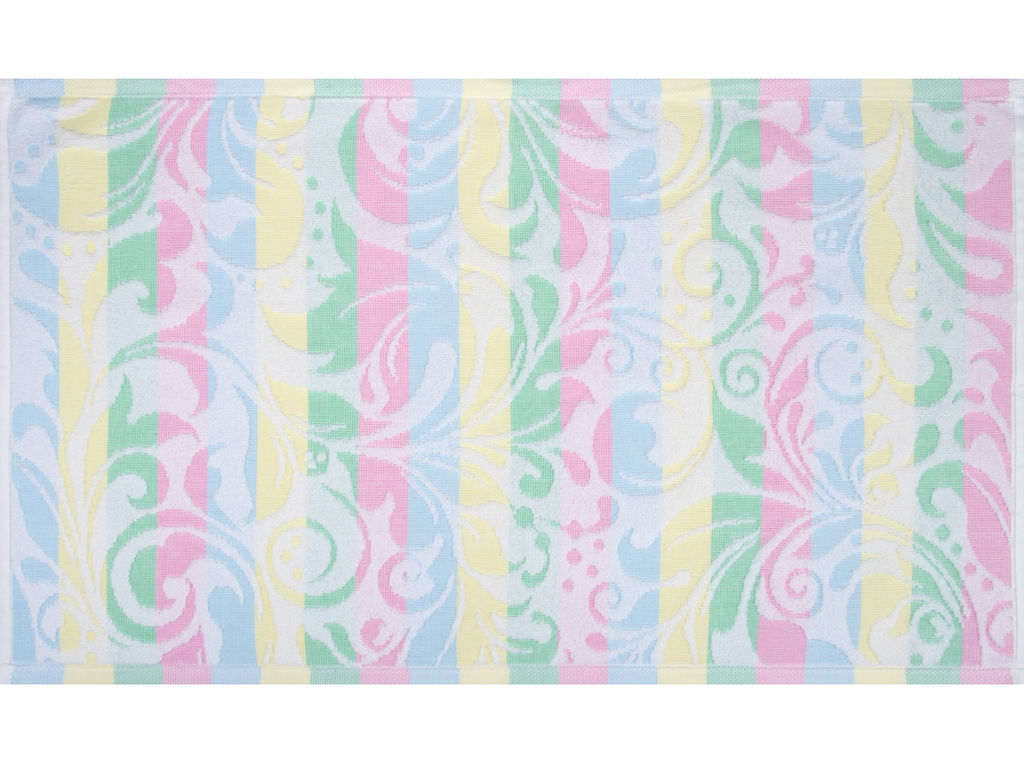 Полотенце махровое 6с104.411ж1 Рамиата (св.радужка1) 67х40см