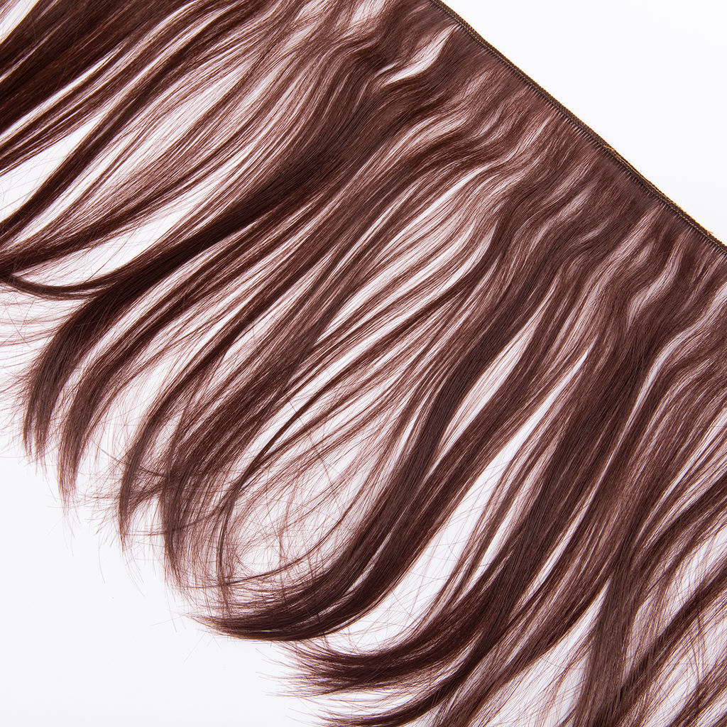 HobbyBe HAR-2 Тресс для кукол 25 см 100 см 40 г 15 каштановый