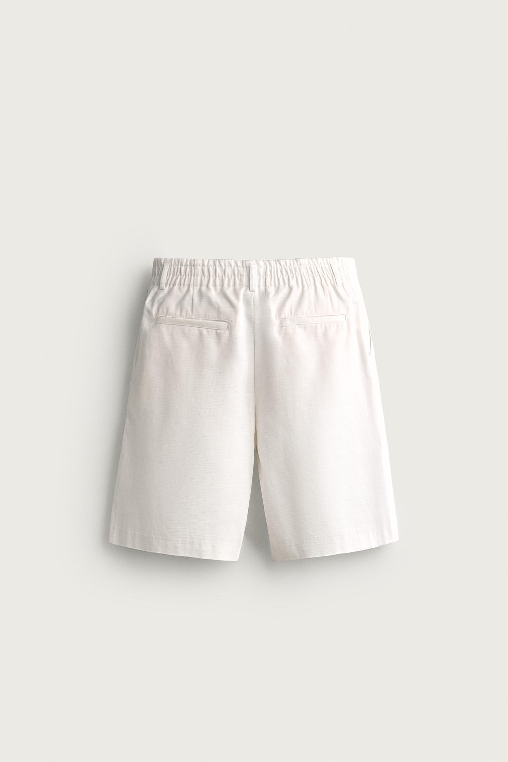 BERMUDA WIDE FIT ALGOD?N - LYOCELL / Blanco - Zara фото 8