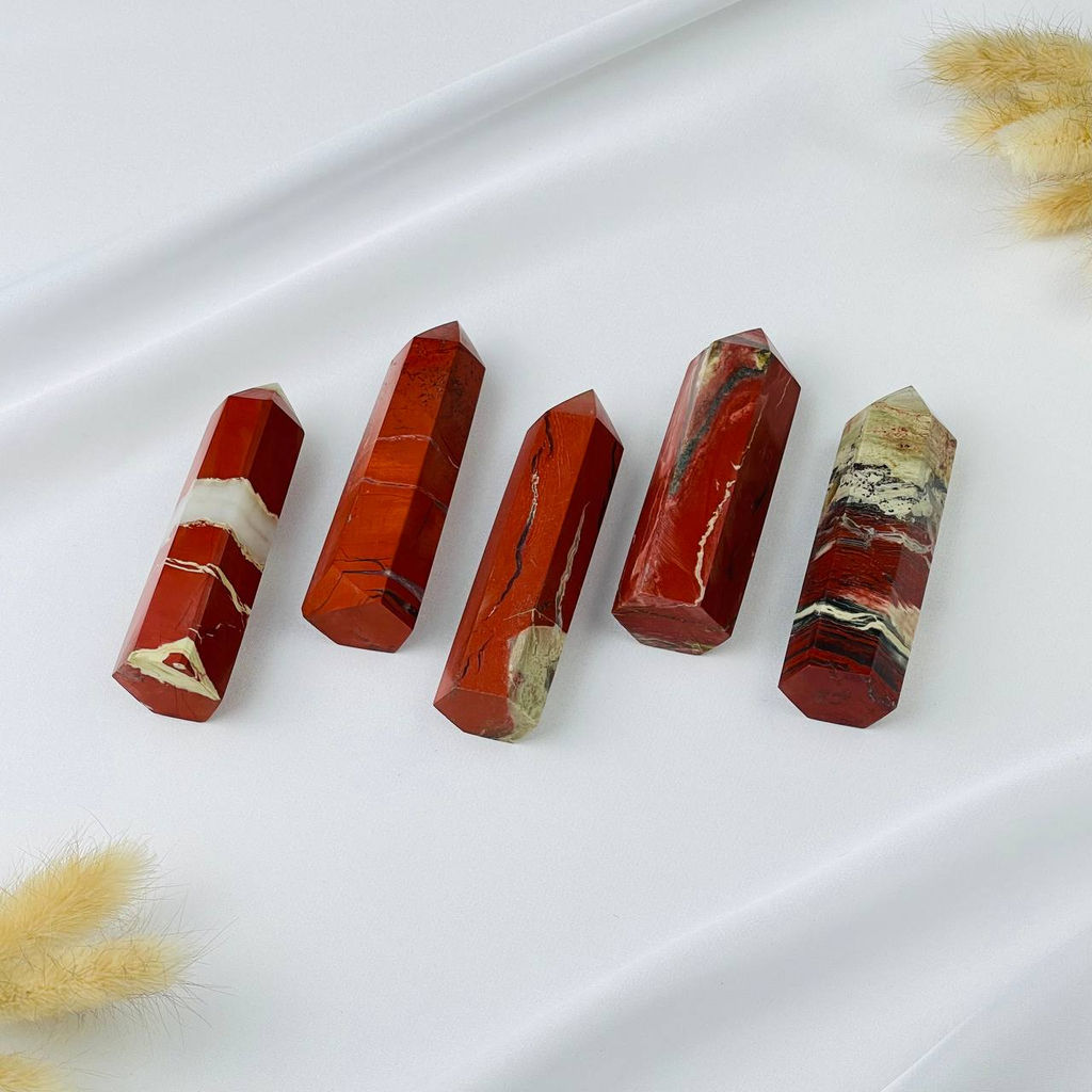 Кристалл из кирпичной Яшмы - Радуга самоцветов фото 3