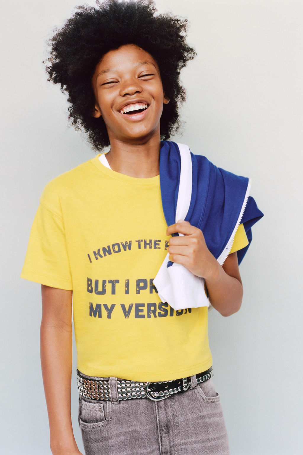 CAMISETA ESTAMPADO TEXTO / Amarillo vivo