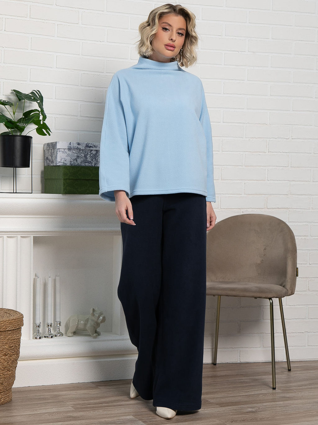 Костюм флисовый Дыхание зимы(белый) К14944-10М - Lt collection фото 27