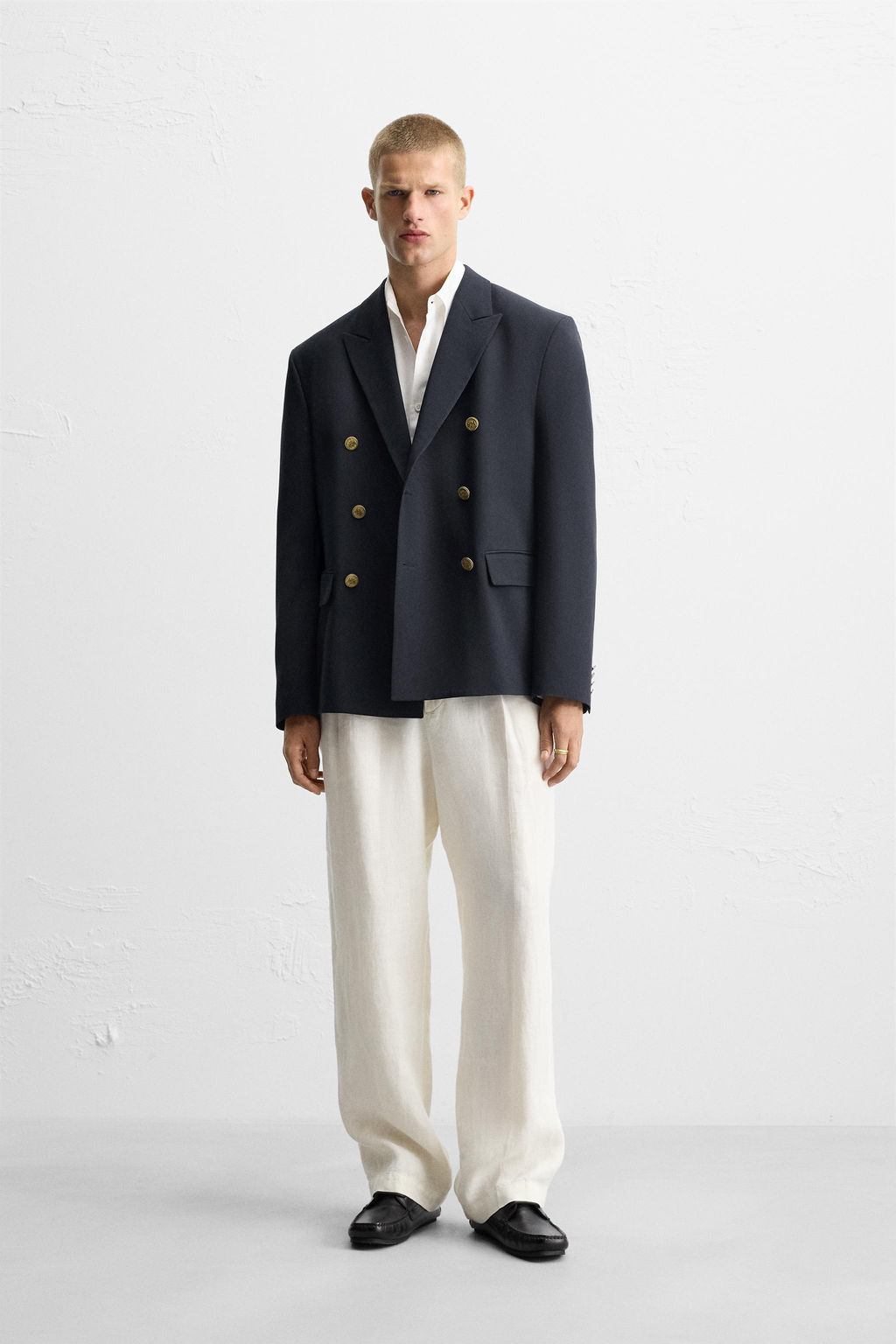 DOUBLE-BREASTED BLAZER - Zara фото 2