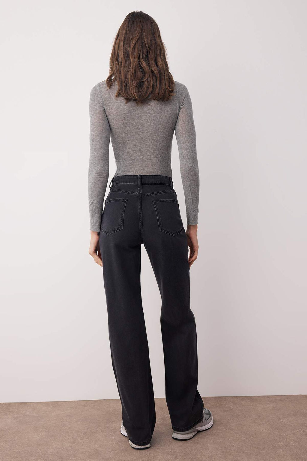 Trendyolmilla Ac?k Mavi Yuksek Bel Wide Leg Jeans TWOSS25JE00278  фото 4