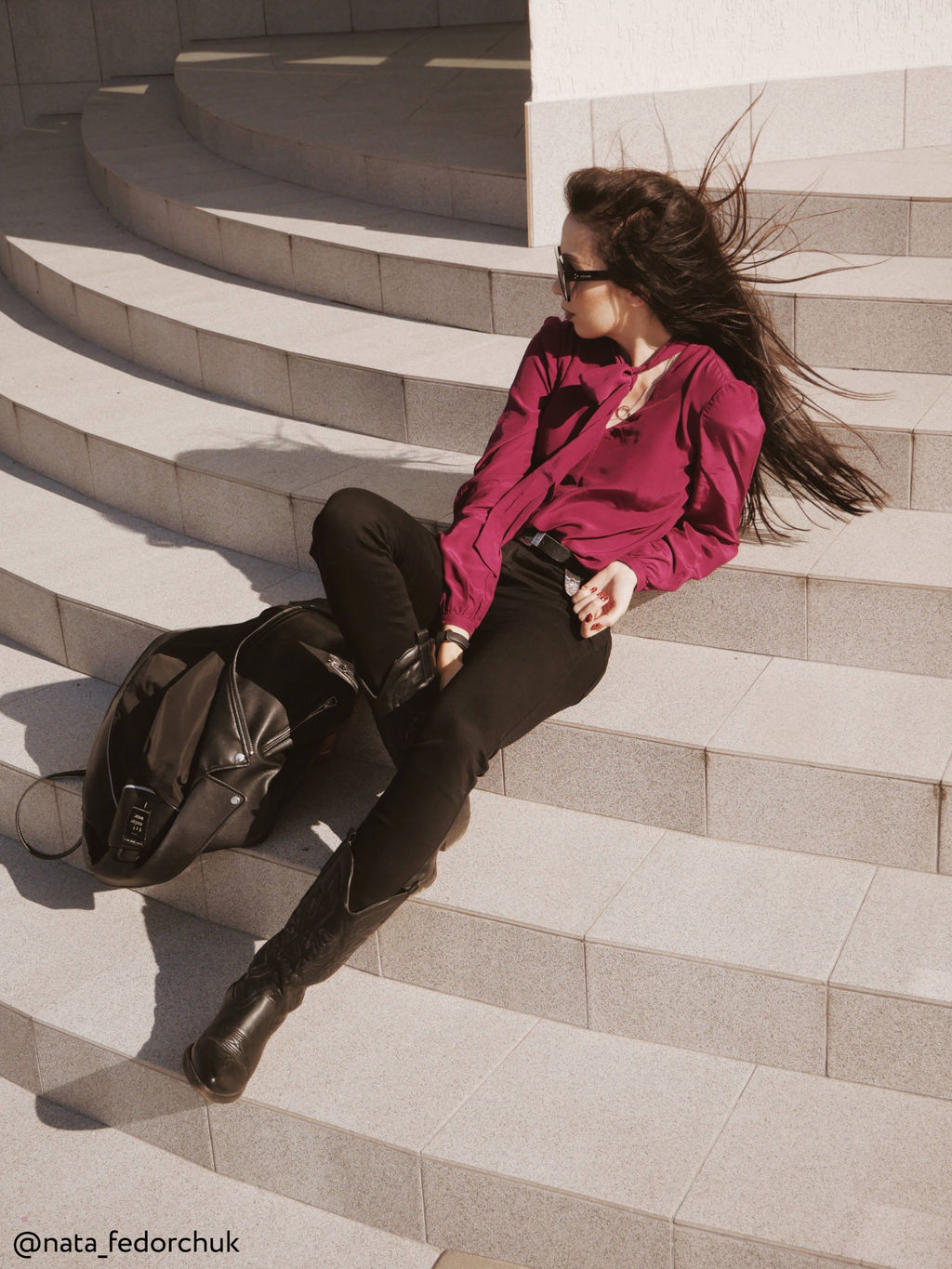 CONTE Блузка-боди из вискозы премиального качества "прикосновение шелка" LBD 1035 bordo