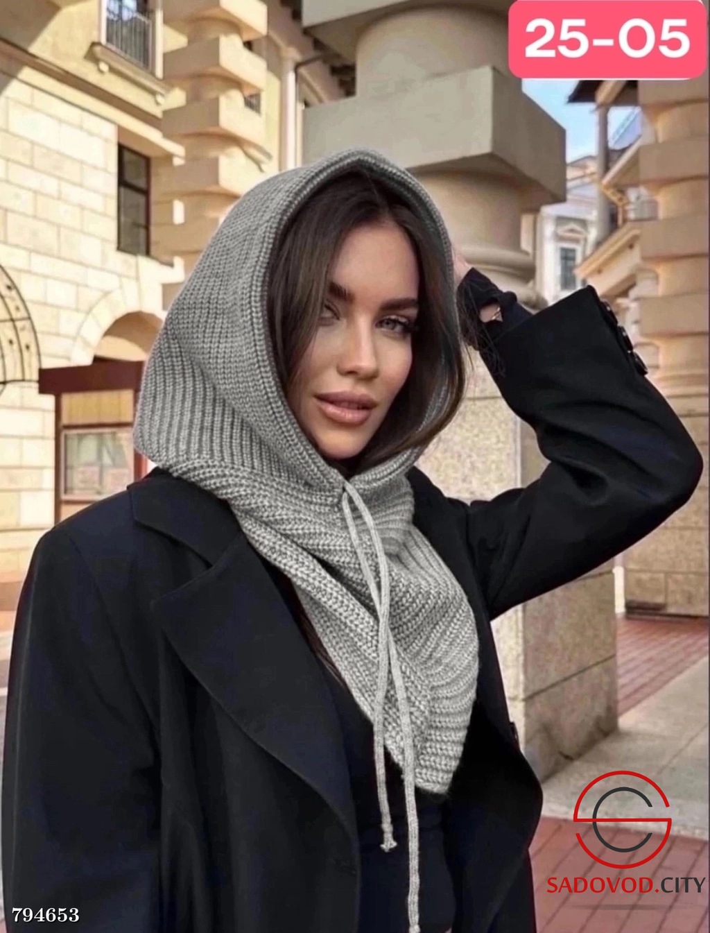 Капор капюшон демисезонный на флисе