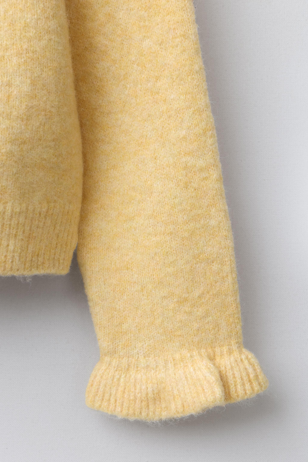RUFFLE KNIT CARDIGAN WITH WOOL - Zara фото 4