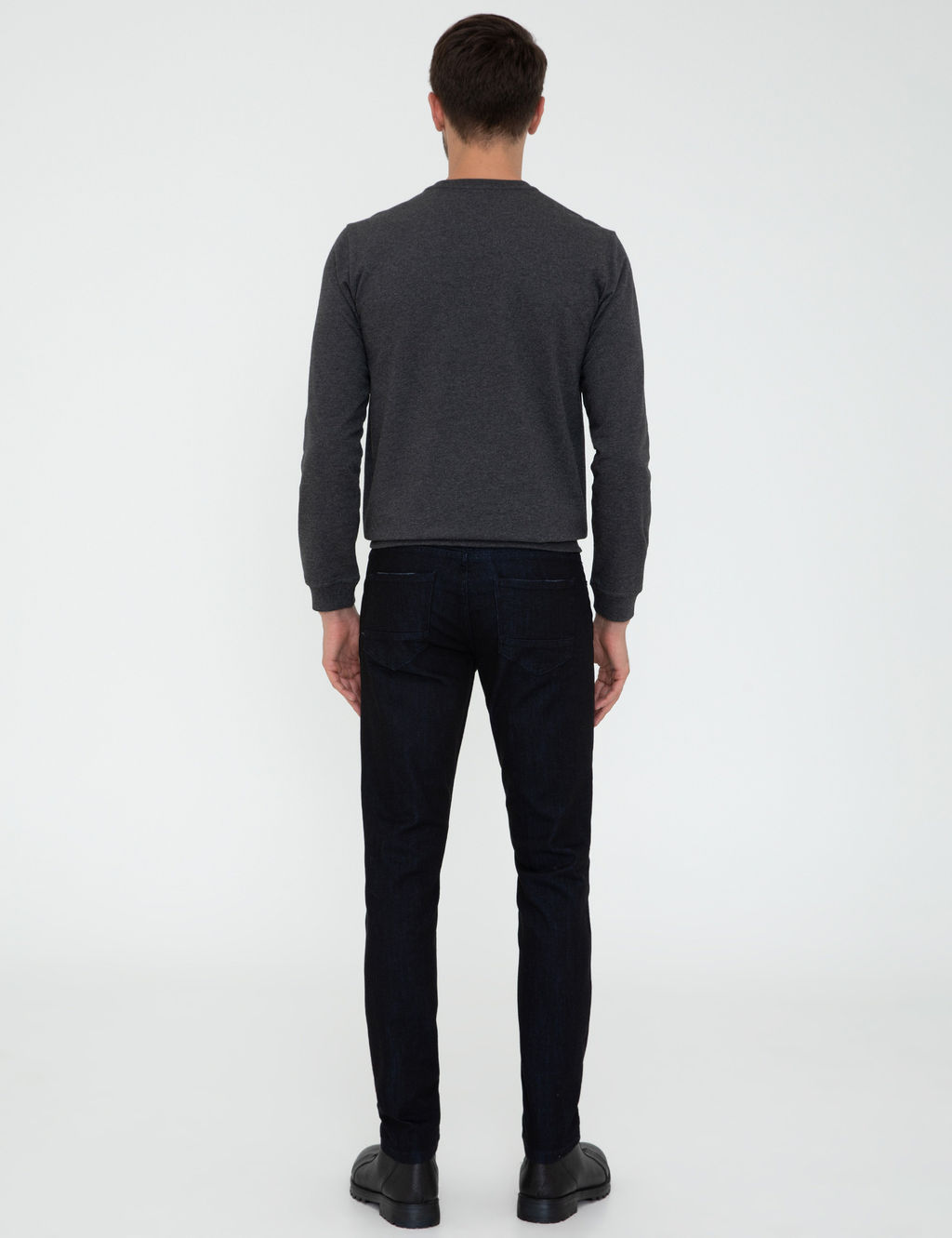 Lacivert Slim Fit Jean Pantolon