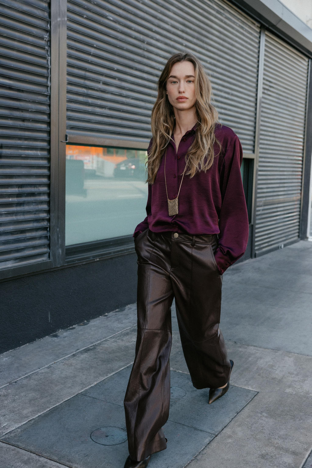 SATIN BALLOON SHIRT - Zara фото 10