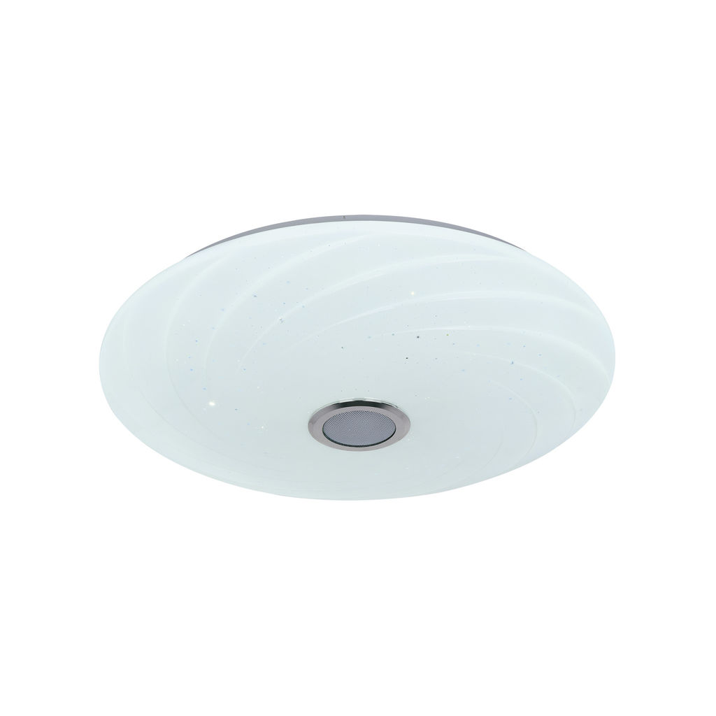 ULI-D291 72W/SW+RGB/50 MERCURY Cветильник светодиодный накладной. Диммируемый. Пульт ДУ (в/к). Встроенная Bluetooth колонка. Теплый свет(3000К)/Белый свет(4000К)/Дневной свет(6500К)/RGB. 5700Лм. TM Uniel - Volpe фото 9