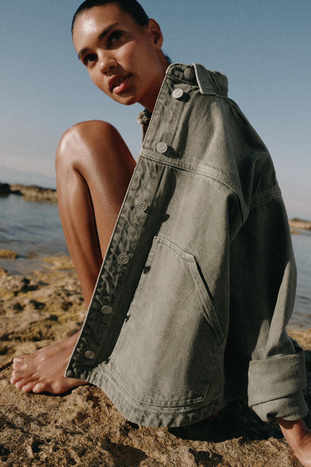CAZADORA Z1975 DENIM / Khaki - Zara фото 4