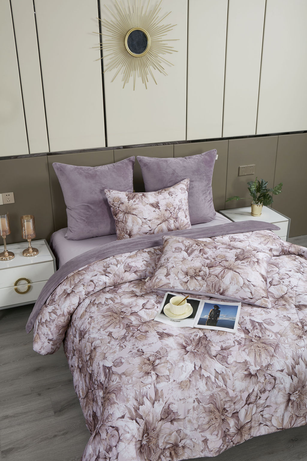 Комплект с одеялом Хиллари (пыльная роза) ABC Egypt Cotton