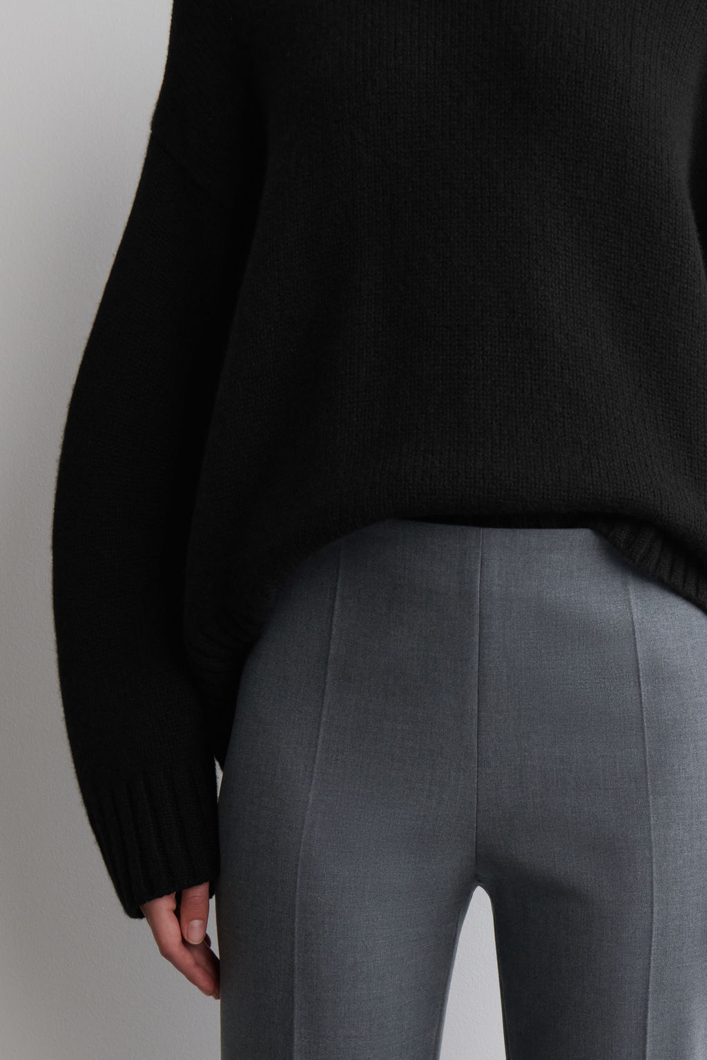 PANTAL?N CROPPED SLIM FIT - H&m фото 3