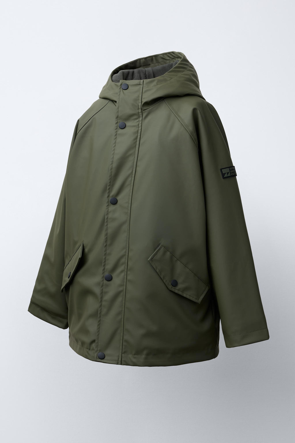 WATER-REPELLENT RUBBERISED PARKA - Zara фото 2