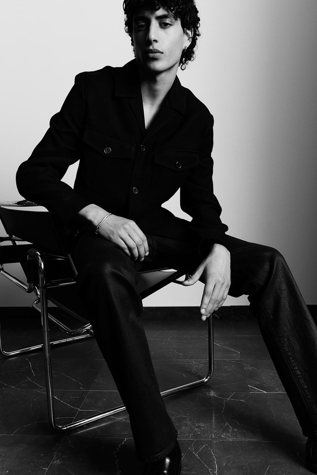 Chaqueta camisera de sarga Regular Fit - H&m фото 2