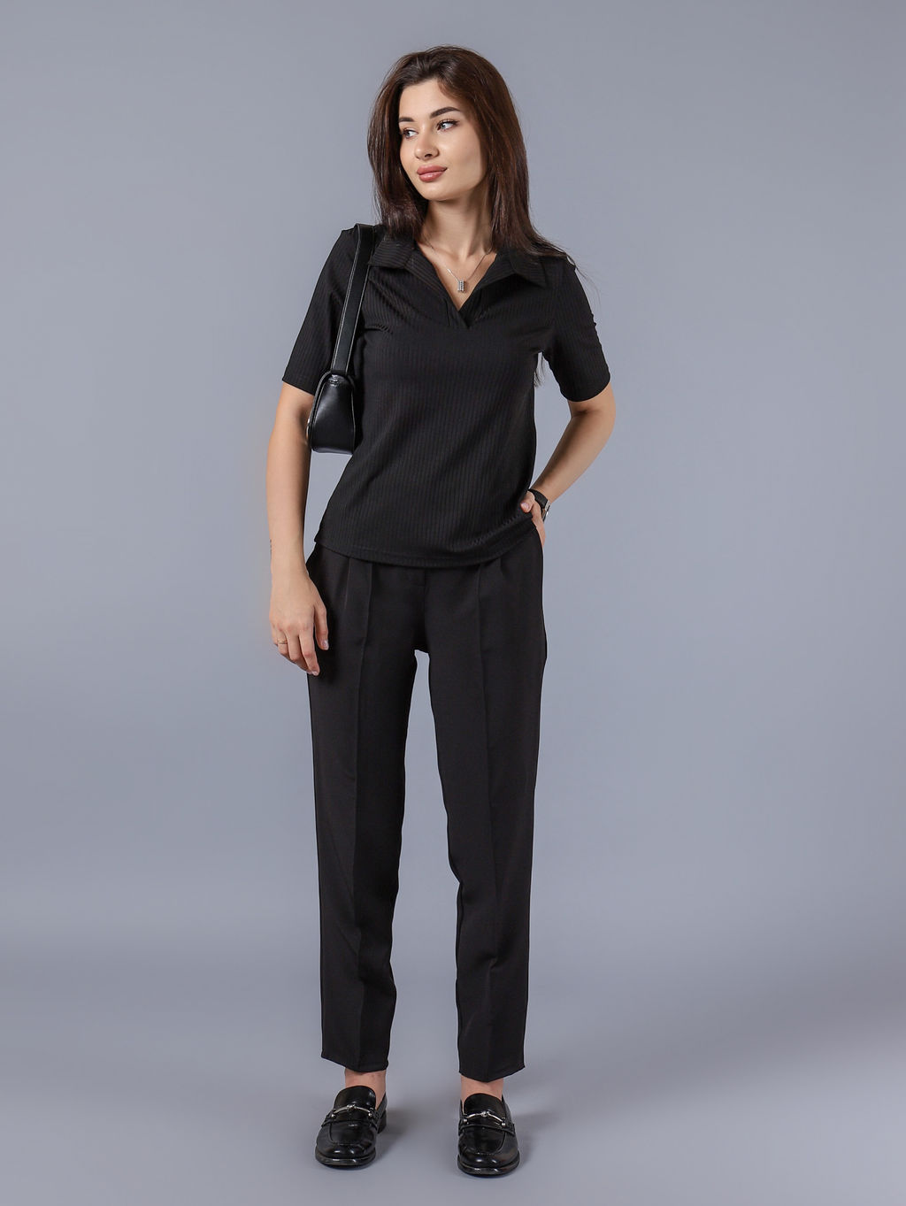 Футболка поло КФ100 Черный от фабрики Спортсоло