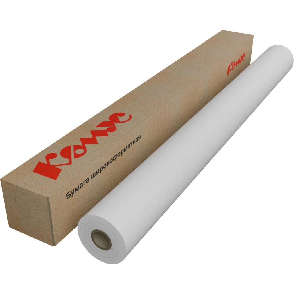 Бумага широкоформатная Bright white 80г 914ммх30м 50,8мм - Комус фото 2