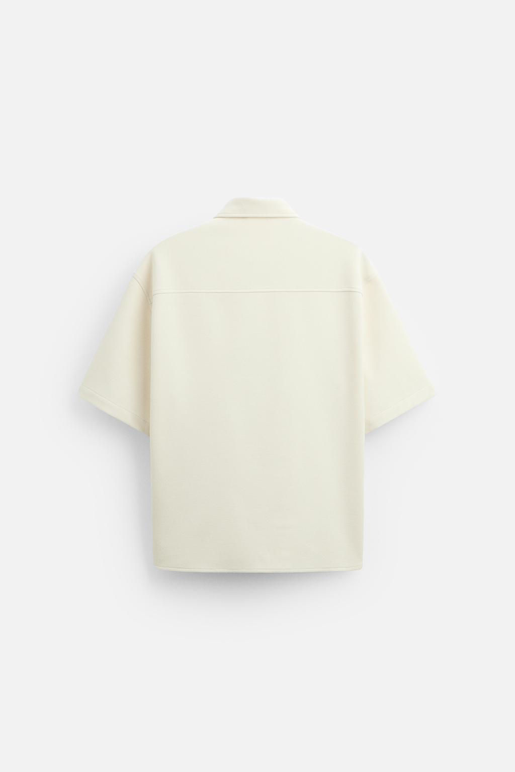 TEXTURED COMFORT OVERSHIRT - Zara фото 8