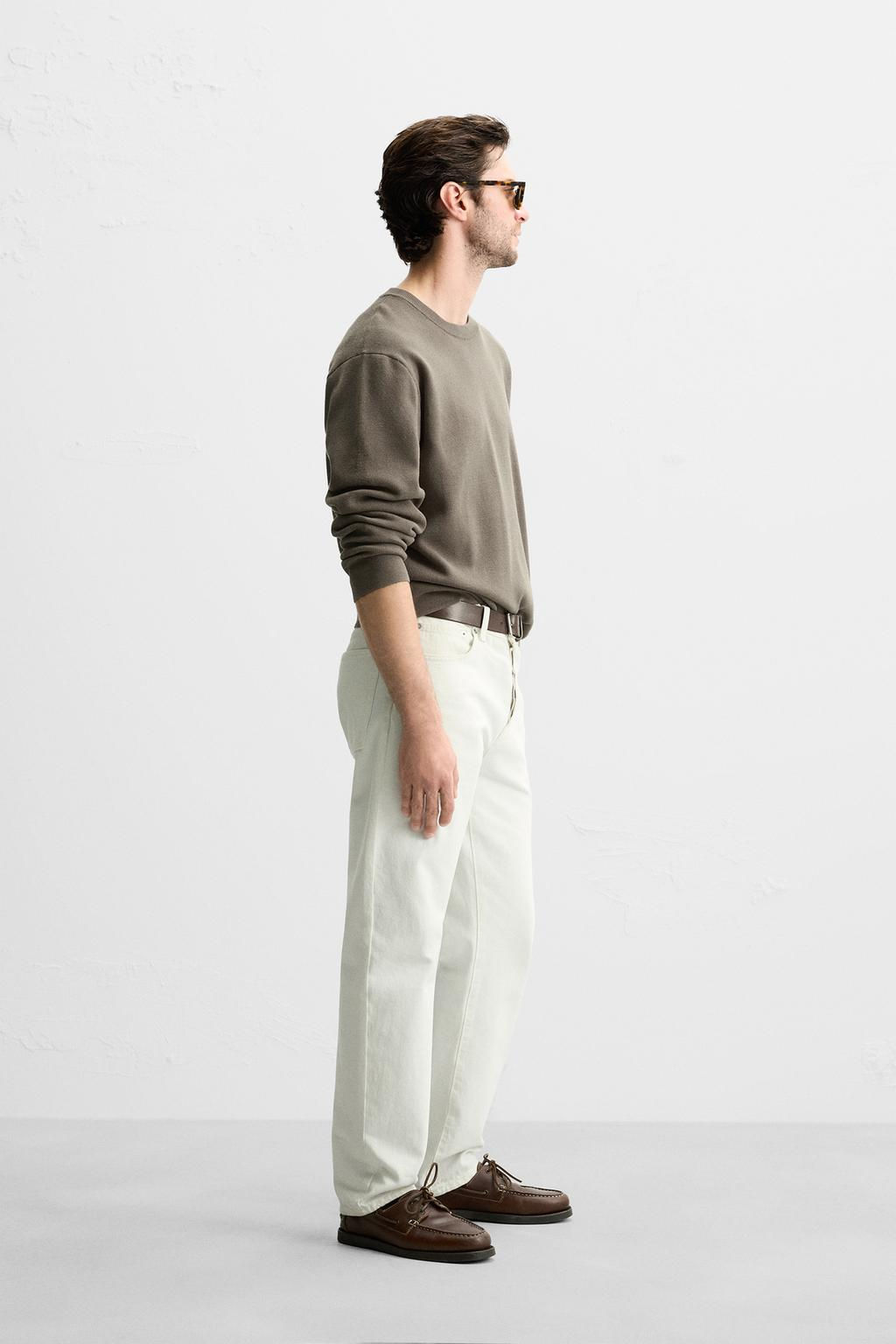 COTTON BLEND TEXTURED SWEATER - Zara фото 12