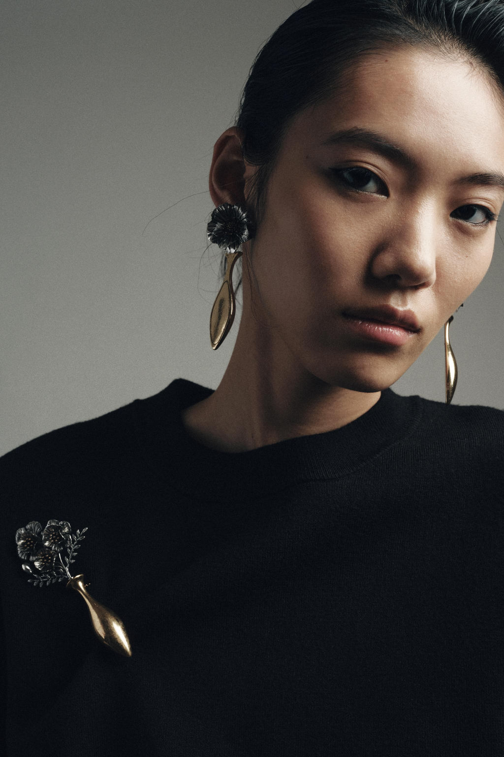 MAXI COMBINATION FLOWER EARRINGS - Zara фото 2