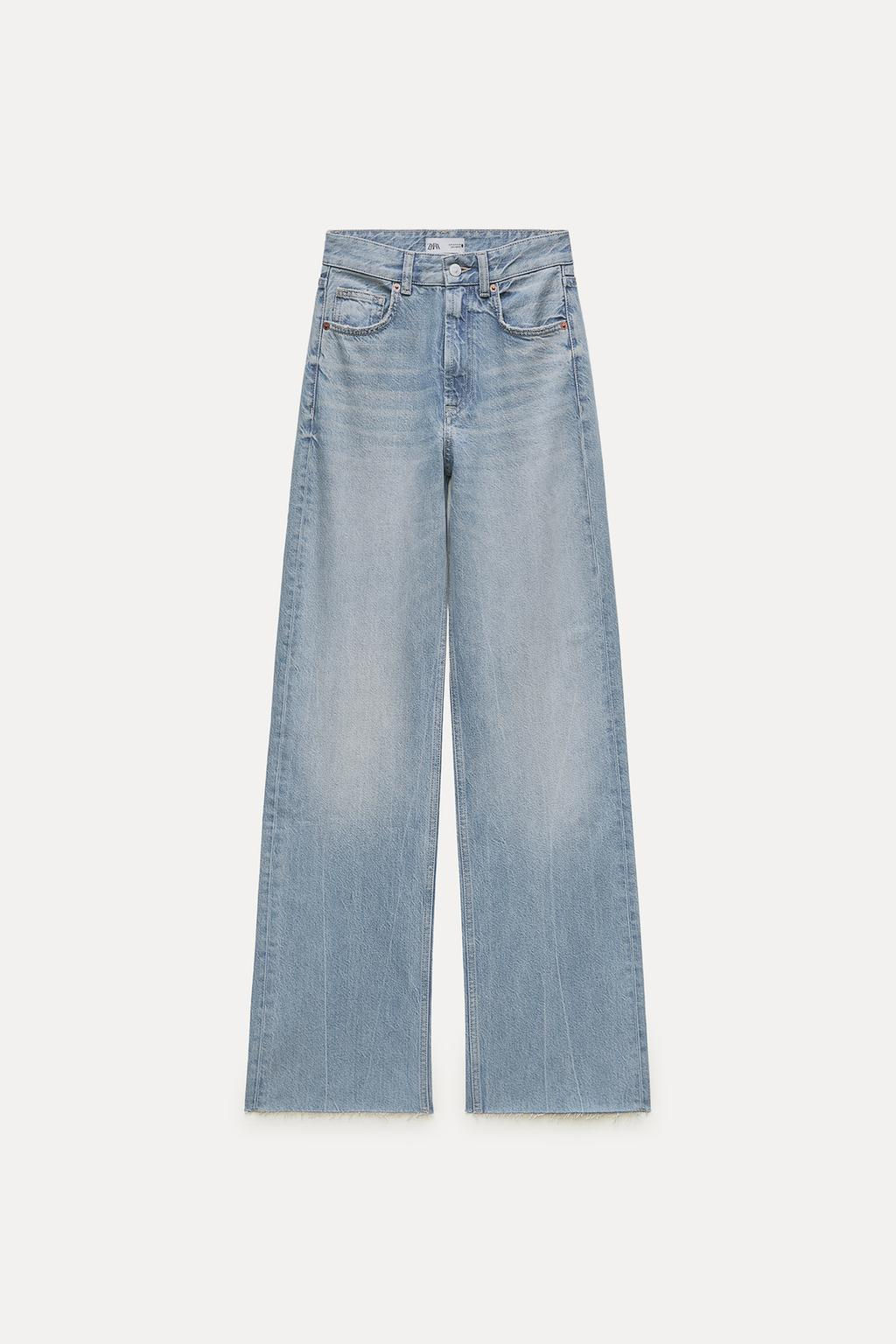 TRF WIDE-LEG HIGH-WAIST JEANS - Zara фото 16