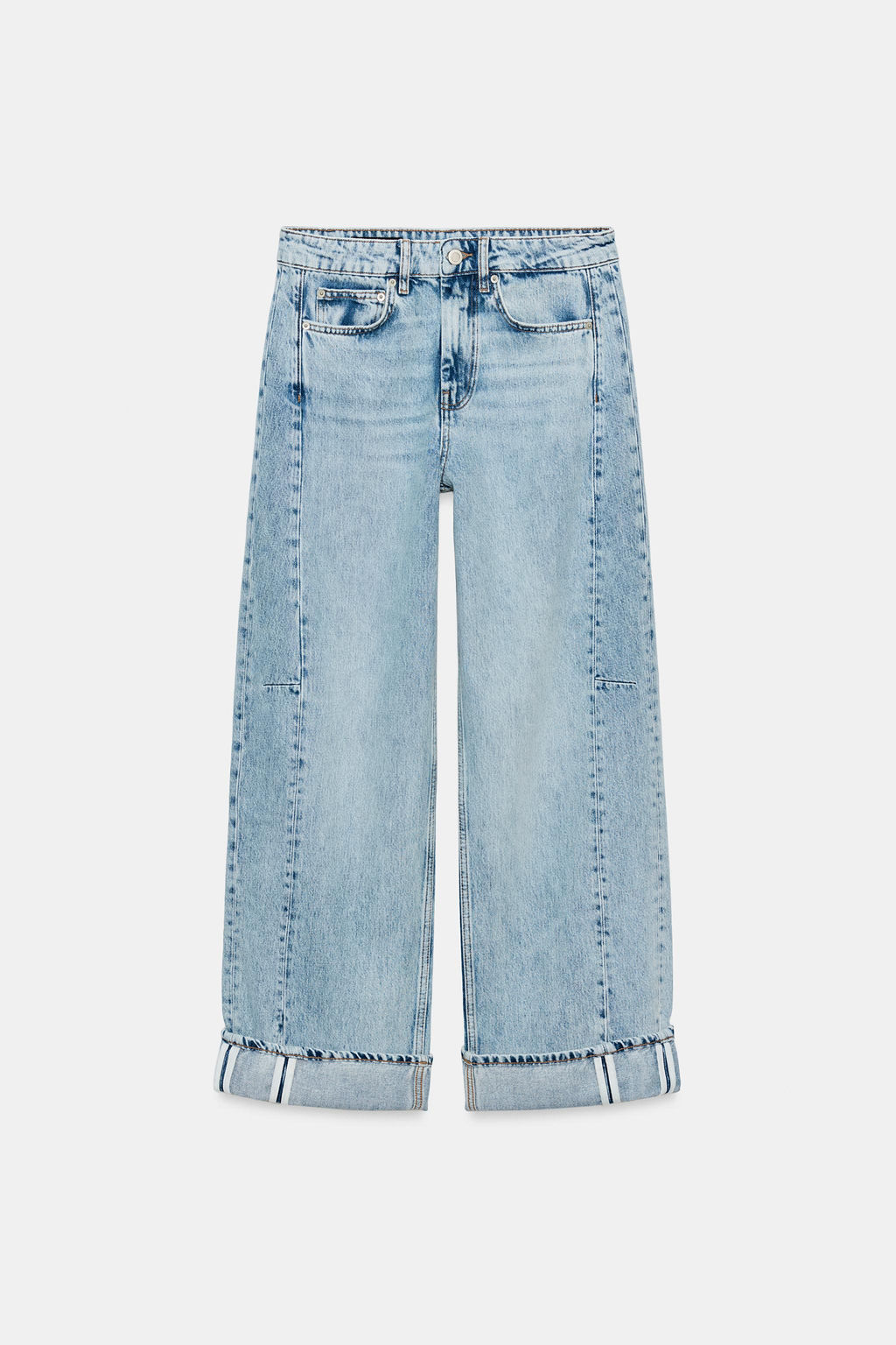 JEANS ZW COLLECTION RELAXED TIRO BAJO / Azul - Zara фото 7