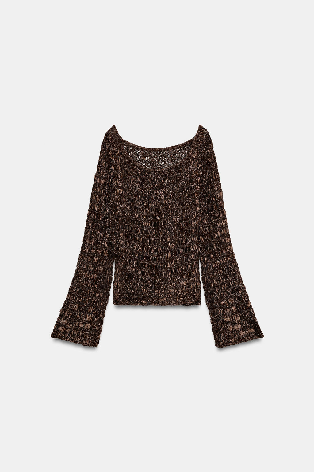 JERSEY PUNTO CUELLO BARCO / Marr?n - Zara фото 5
