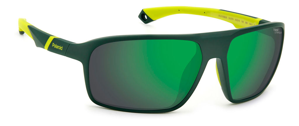 Солнцезащитные очки POLAROID PLD 7058/S Зелёный, мужские фото 3